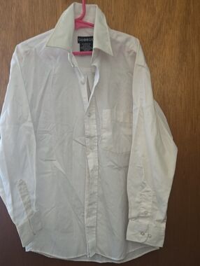 George Bous Classic White Dress Shirt